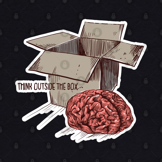 Think Outside The Box Color by fakeface